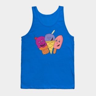 Smile Cute Ice cream Tank Top